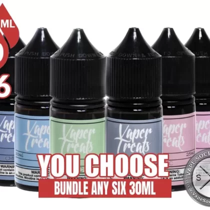 Vaper Treats Salt Bundle 6x30ml (180ml)
