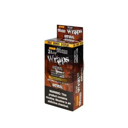 Good Times Sweet Woods Leaf Wrap Natural 30 Pouches of 2