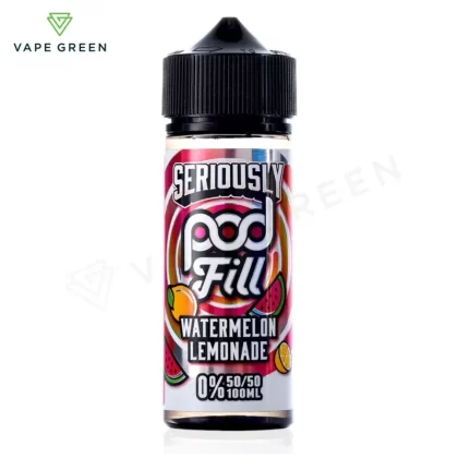Watermelon Lemonade Shortfill E-Liquid by Seriously Pod Fill 100ml - Eliquidsupply