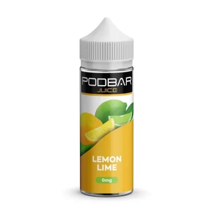 KINGSTON PODBAR JUICE LEMON LIME 100ML SHORTFILL E-LIQUID