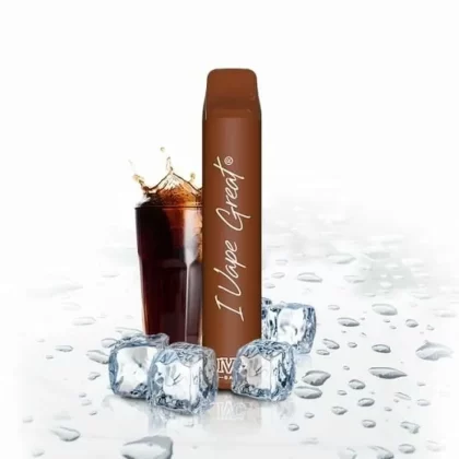 IVG BAR – Cola Ice - IVG BAR / Cola / Ice / Aromastoffe / Propylenglykol / Nikotin-Benzoat / pflanzliches Glycerin / 20mg/ml / 550 mAh / ca. 800
