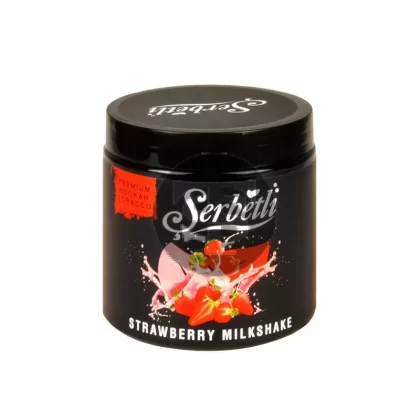 Serbetli Premium Hookah Tobacco 250g Strawberry Milkshake - Vape Store