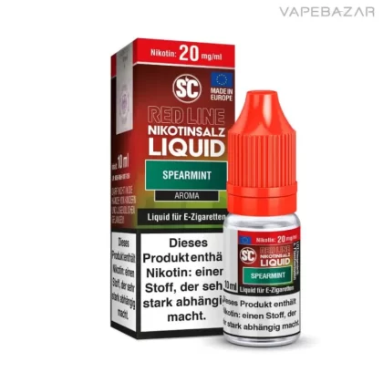 SC Red Line Nikotinsalz Liquid – Spearmint - 20mg/ml, Nikotinfrei