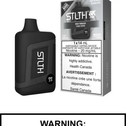 Rich Tobacco STLTH 8K Pro Disposable Vape