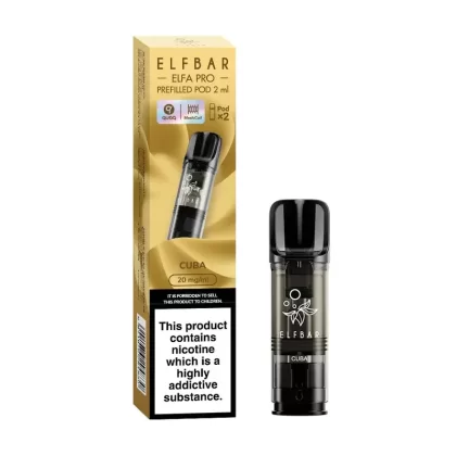 Elf Bar ELFA Pro Cuba Pods (2 Pack) - Strength#20mg (4D8B1E)