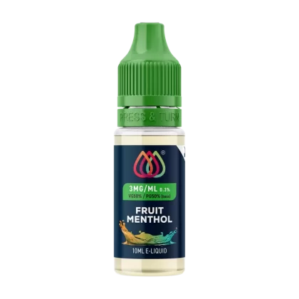 Fruit Menthol E-Liquid by Aquavape - 10ml - 3mg - Vape Product
