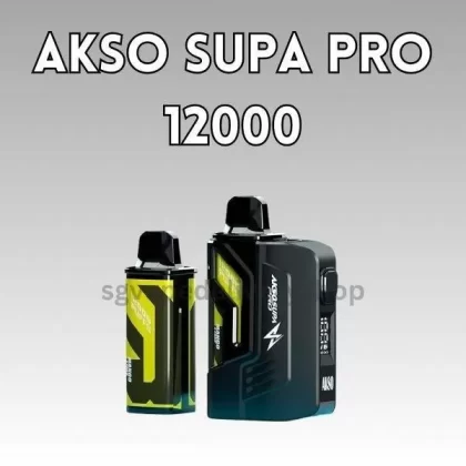 Akso Supa Pro 12000 Puffs - Grape (Cartridge)