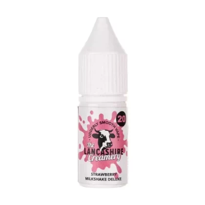 Strawberry Milkshake Deluxe Nic Salt By The Lancashire Creamery - 10mg