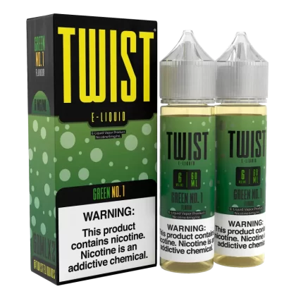 TWIST E-Liquid - Green No.1 - 120ML E-Liquid (Twin 60ML Pack) - 0MG