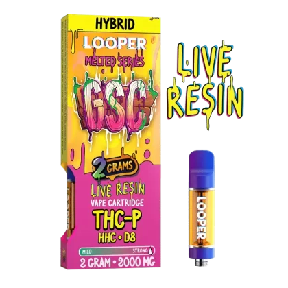 Melted Series 2g Cartridge: GSC by Looper Vape - Vape Store