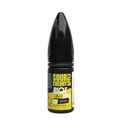 Sour Cherry & Apple E-Liquid Black Edition by Riot Squad (10ml) - 10mg