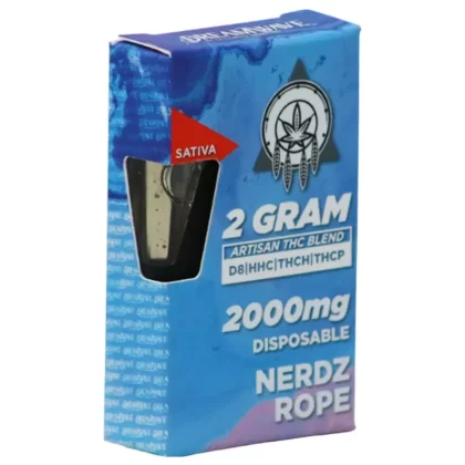 Tailored Hemp Co Master Blend Vaporizer – 2000mg - Strain#Nerdz Rope>Peaches n Cream>Strawberry Shortcake (D7A80E)