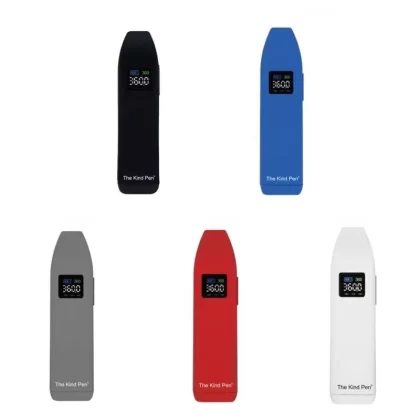 The Kind Pen Herbflow Dry Herb Vaporizer - colors#Blue>Red>White (7B8F2E)