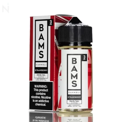 BAMS Cannoli - Strawberry Cannoli - 100mL - 3mg