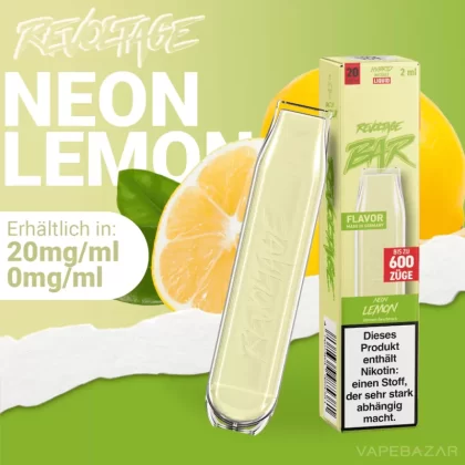 Revoltage Bar – Neon Lemon - Aupo; 20mg/ml, Nikotinfrei; Vape Product