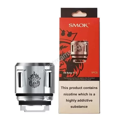 Smok V8 Baby T12 Replacement Vape Coils - Vapestreams Co