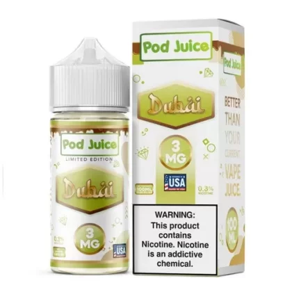 Pod Juice Dubai Tobacco Free Nicotine E-Juice 100ml