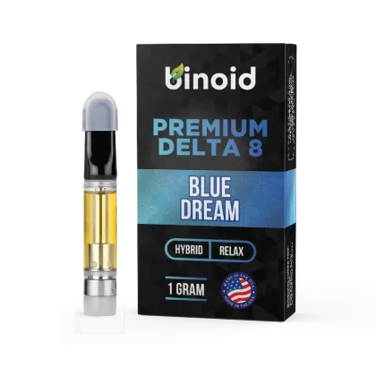 Binoid Delta 8 THC Vape Cartridge - Flavor#Blue Dream>Mango Kush>Grand Daddy Purp>Lemon Haze>Gelato>Strawberry Lemonade>Green Crack>Girl Scout Cookie>Wedding Cake>Bubba Kush>Northern Lights> (DA9649)