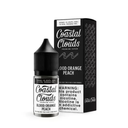 Coastal Clouds Blood Orange Peach 30ml Salt E-Juice - Eliquidsupply