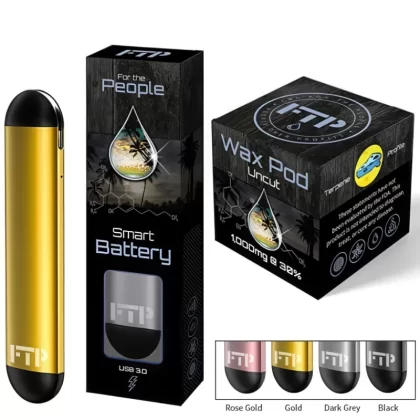 CBD For The People Uncut CBD Wax Pods Starter Kit – X1 400mg
