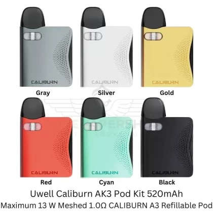 Uwell Caliburn Ak3 Pod Kit Vape 520mah Near Me in Uae