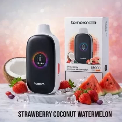 Strawberry Coconut Watermelon – TOMORO MAX - TOMORO / Non-rechargeable / Large / Coconut / Strawberry / Watermelon