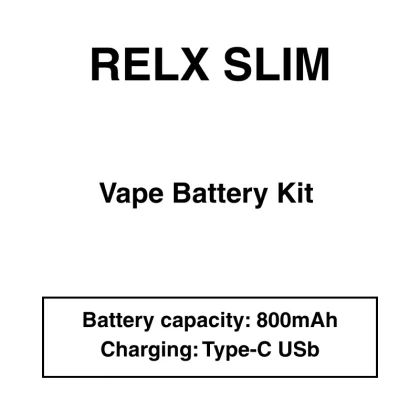 RELX Slim – Vape Battery Kit – 800mAh - Black, Blue (CECAD0)