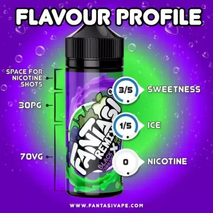 Blackcurrant X Grape Apple (Remix) Fantasi E Liquid – 70%VG/30% PG – Free Nic Shots - Vapestorm Co