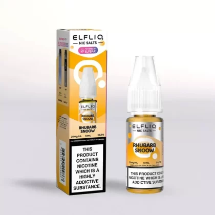 Elf Bar ElfLiq Rhubarb Snoow Nic Salt E-Liquid