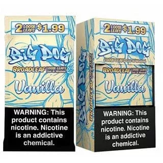 Big Dog Wraps Vanilla - Product#Vanilla~Packaging#20 Packs of 2