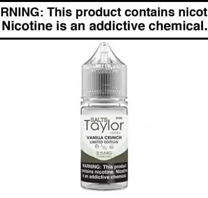 VANILLA CRUNCH BY TAYLOR SALTS 30ML - Vapejuice