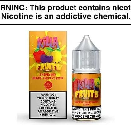 RASPBERRY BLACK CHERRY LEMON BY KILLA FRUITS SALT 30ML - Vapejuice