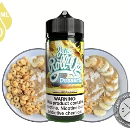 Banana Cereal by Juice Roll Upz Dessertz 100ml - Vape Product, Vape Product