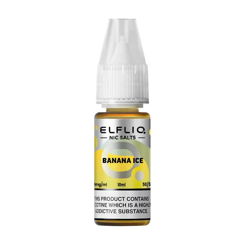 Banana Ice Elfliq Nic Salt by Elfbar - 10ml - Vape Product, Vape Product (2A5AEB)