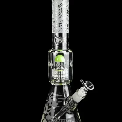 Foyo Sandblasted Matrix Perc Beaker Bong