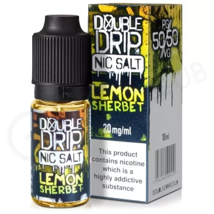 Double Drip – Nic Salt – Lemon Sherbet – 20mg
