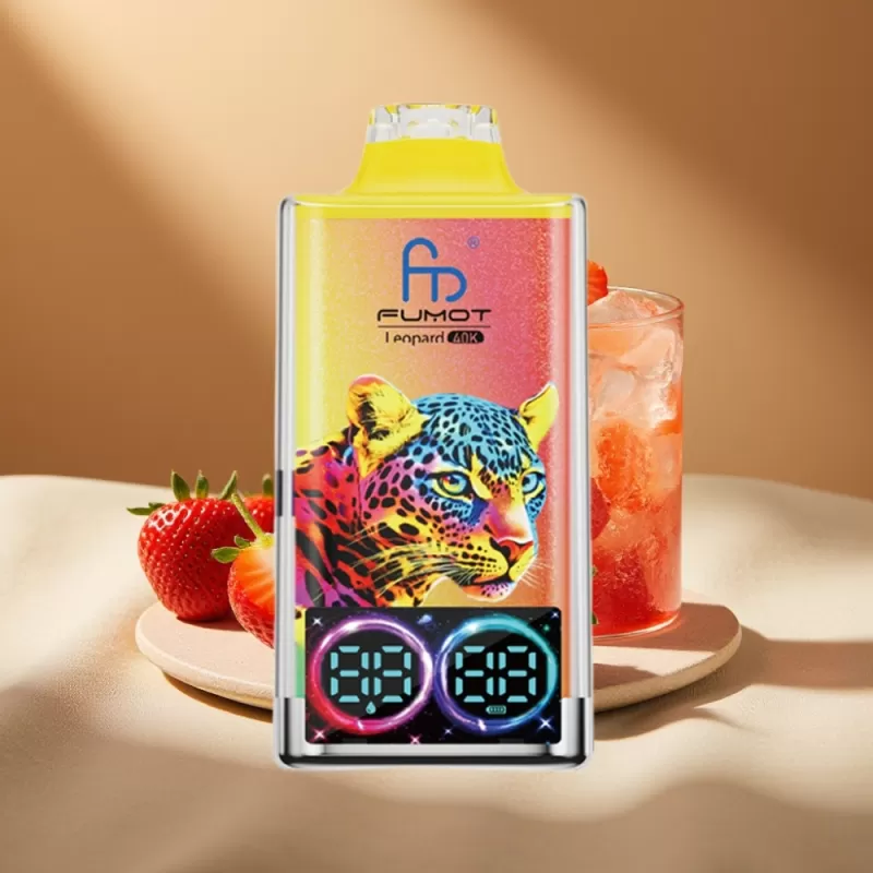 Fumot Leopard 40K Puffs Dual Mesh Strawberry Ice Disposable Vape