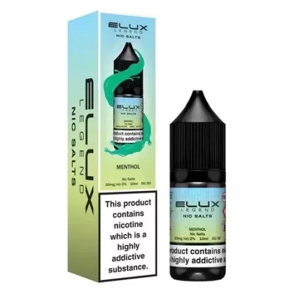Menthol Elux Nic salt E liquid 10ml
