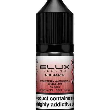 Elux Legend Strawberry Watermelon Bubblegum Nic Salt Vape Juice - 20mg