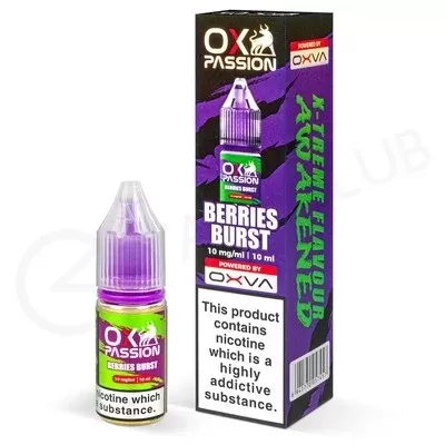 Berries Burst Nic Salt E-Liquid by Ox Passion - Ecigpremium