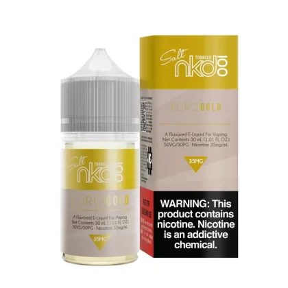 Naked 100 Salt – Euro Gold Tobacco - Vapexotic In