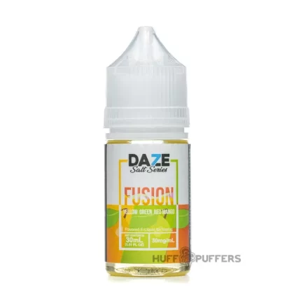 Daze Fusion Salt – Yellow Green Red Mango 30mL - Nicotine Strength#30mg>50mg