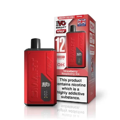 IVG Smart Max Strawberry Raspberry Ice Starter Kit - Nicotine Strength#20mg