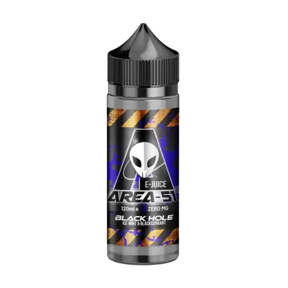 Area 51 Black Hole 100ml Shortfill E-Liquid - 1 x 18mg Koolada Shots