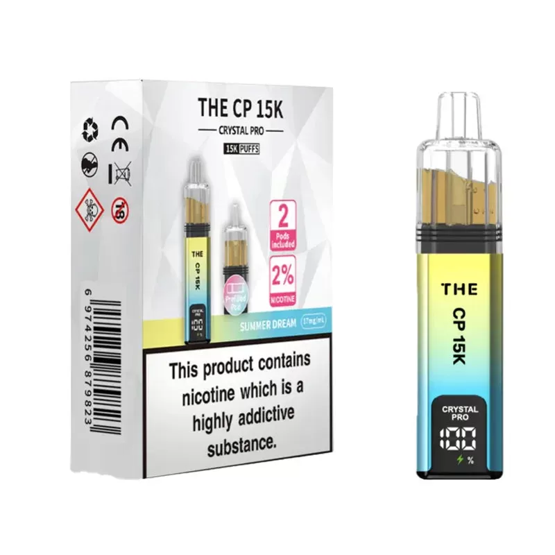 Crystal Pro CP 15K Prefilled Pod Kit - 5 Pack - Summer Dream - Image 2