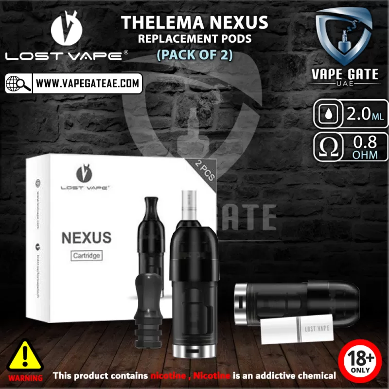 THELEMA NEXUS REPLACEMENT PODS (PACK OF 2) - 1.0 ohm