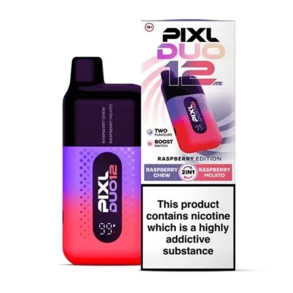 PIXL Duo 12 6K Prefilled Pod Vape KitRaspberry Edition