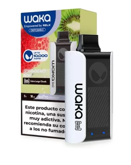 Waka SoPro PA10000 Rechargeable Disposable Vapes (10,000 Puffs) - 50 mg / Strawberry Banana - Image 2