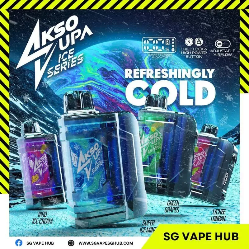 AKSO SUPA 9500 Puffs - Strawberry Gum - Image 2