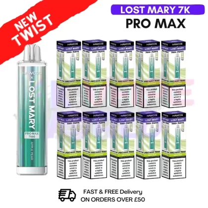 Apple Pear Lost Mary Pro Max 7K Box Of 10